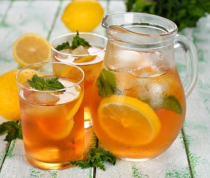 Orange Juice with mint