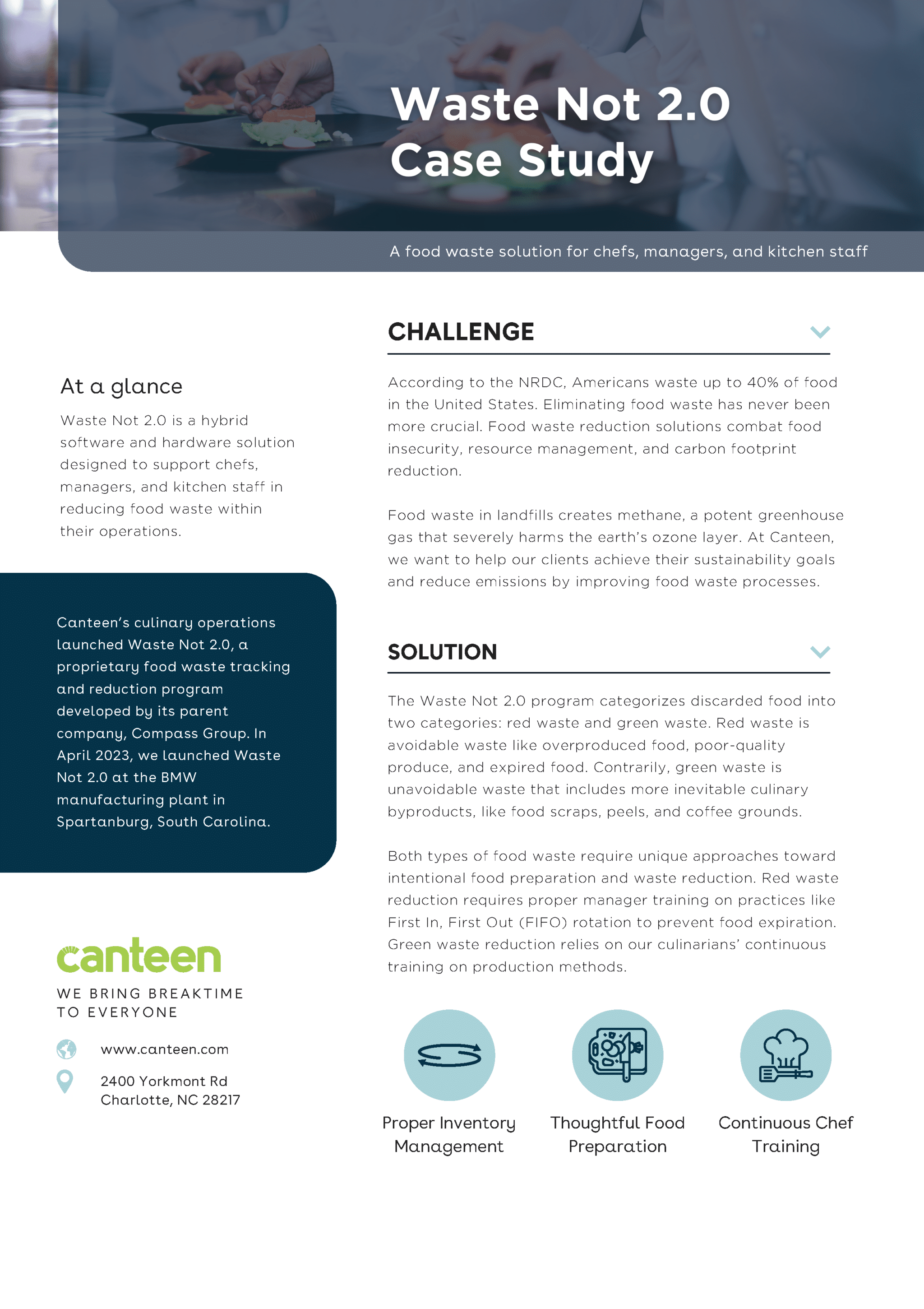 Waste Not 2.0 Case study