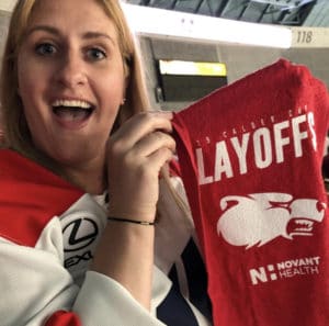 jessi cheers the charlotte checkers