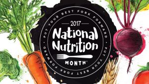 national nutrition month banner
