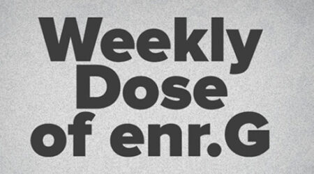Website Featured - Weekly dose of enr.G