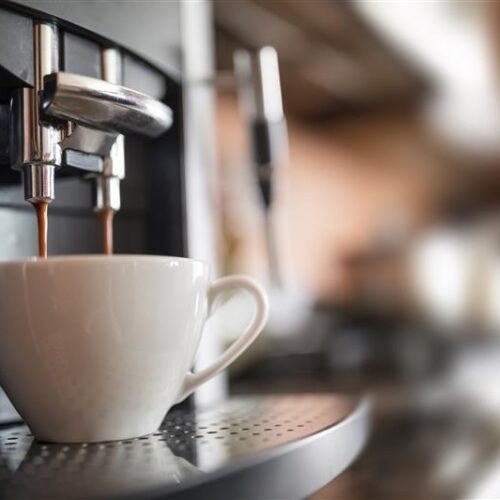 Espresso machine, coffee machine, mug, office coffee and tea